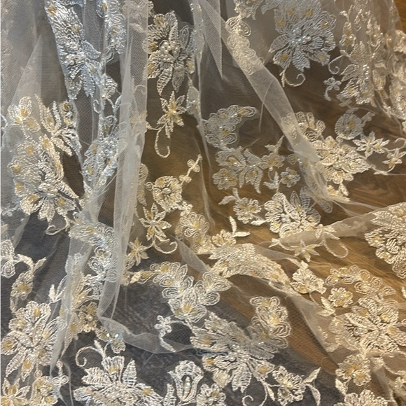 Christina Wu Cream Wedding Dress - Picture 2 of 8